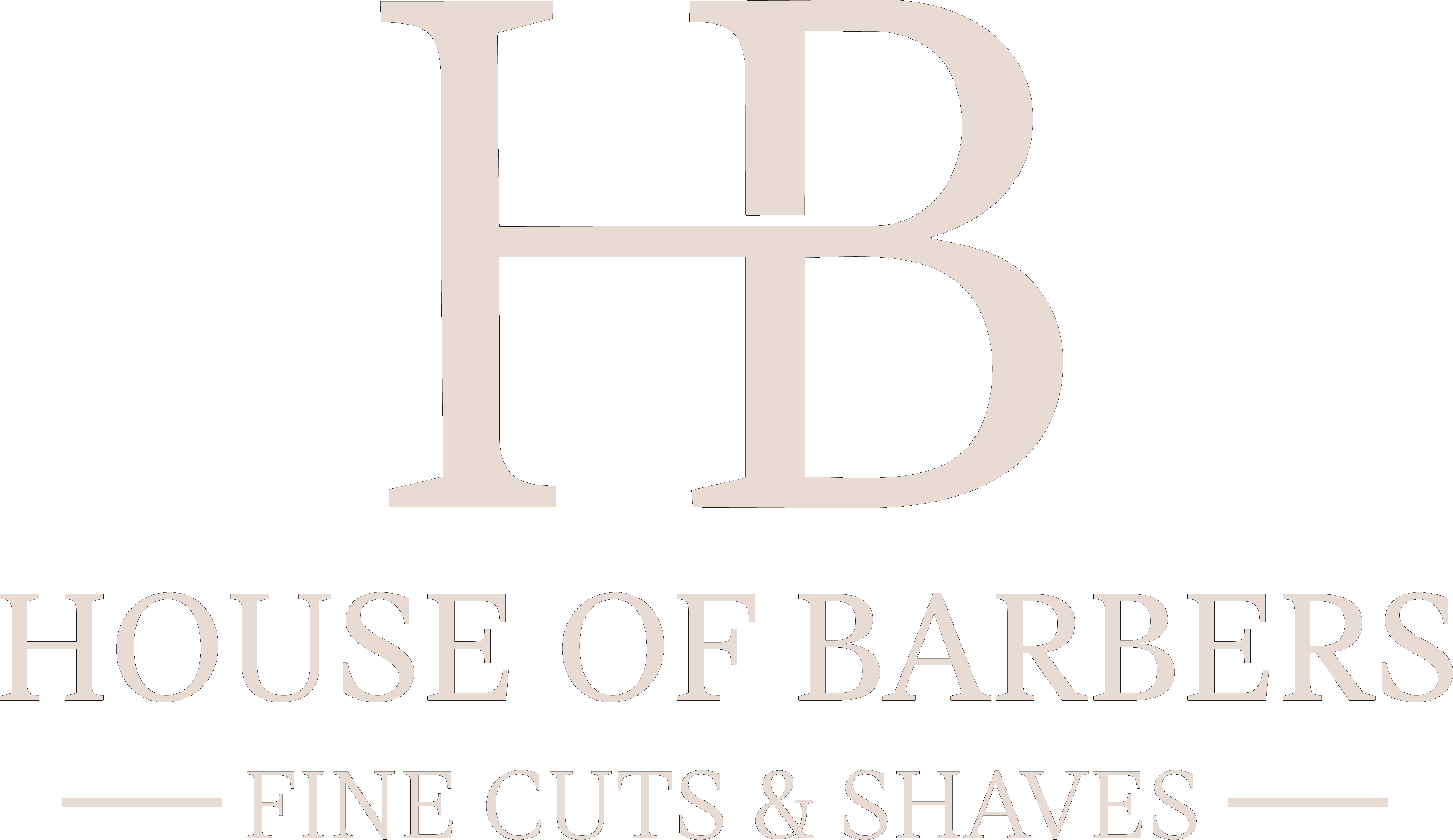 Logo House of Barbers — Fine Cuts & Shaves Enschede